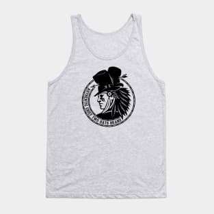 Authentic Chief Two Hats Brand (Black 2-Sided) Tank Top